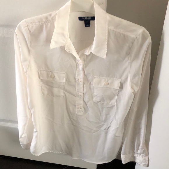 FREE Old Navy White Blouse - Picture 1 of 5